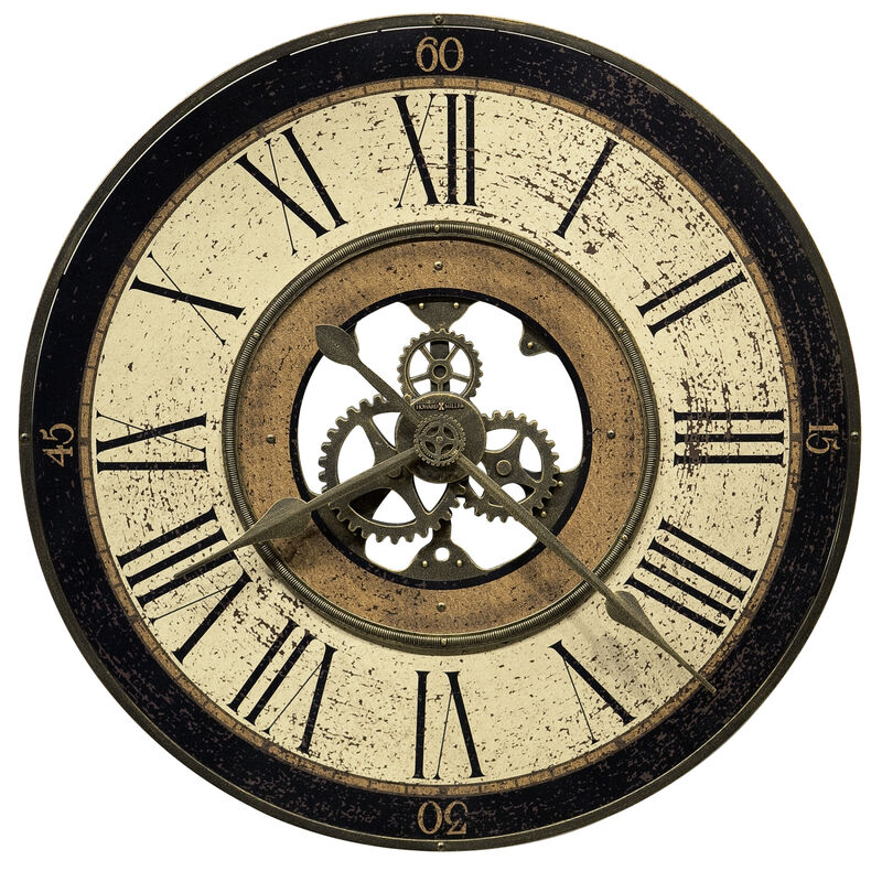 Howard Miller 625542 Howard Miller Brass Works Wall Clock 625542
