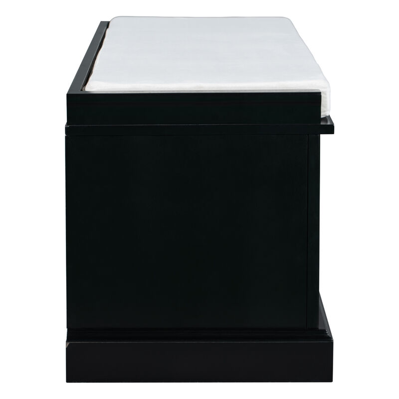 Streamdale Multi-Storage Shoe Bench with Removable Cushion image number 8