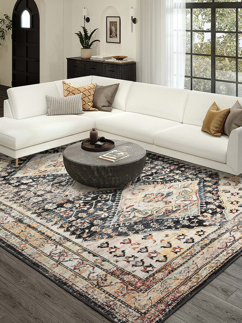 Jericho JC9 Midnight 3' x 5' Rug