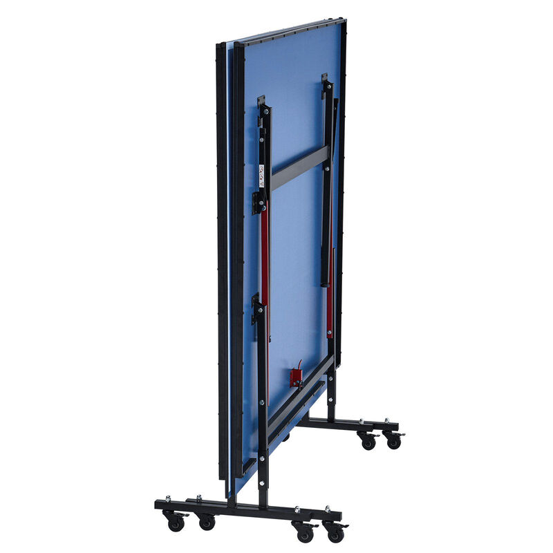 Portable Ping Pong Table, Professional Indoor Table Tennis with Quick Clamp Net-Blue image number 8