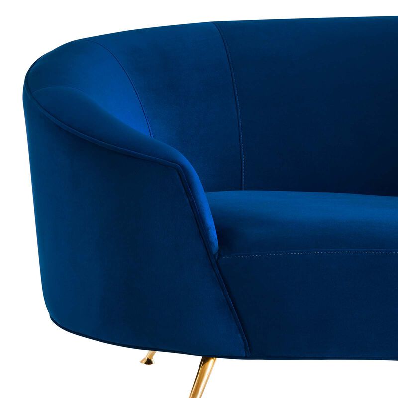 Marchesa Upholstered Performance Velvet Sofa image number 3
