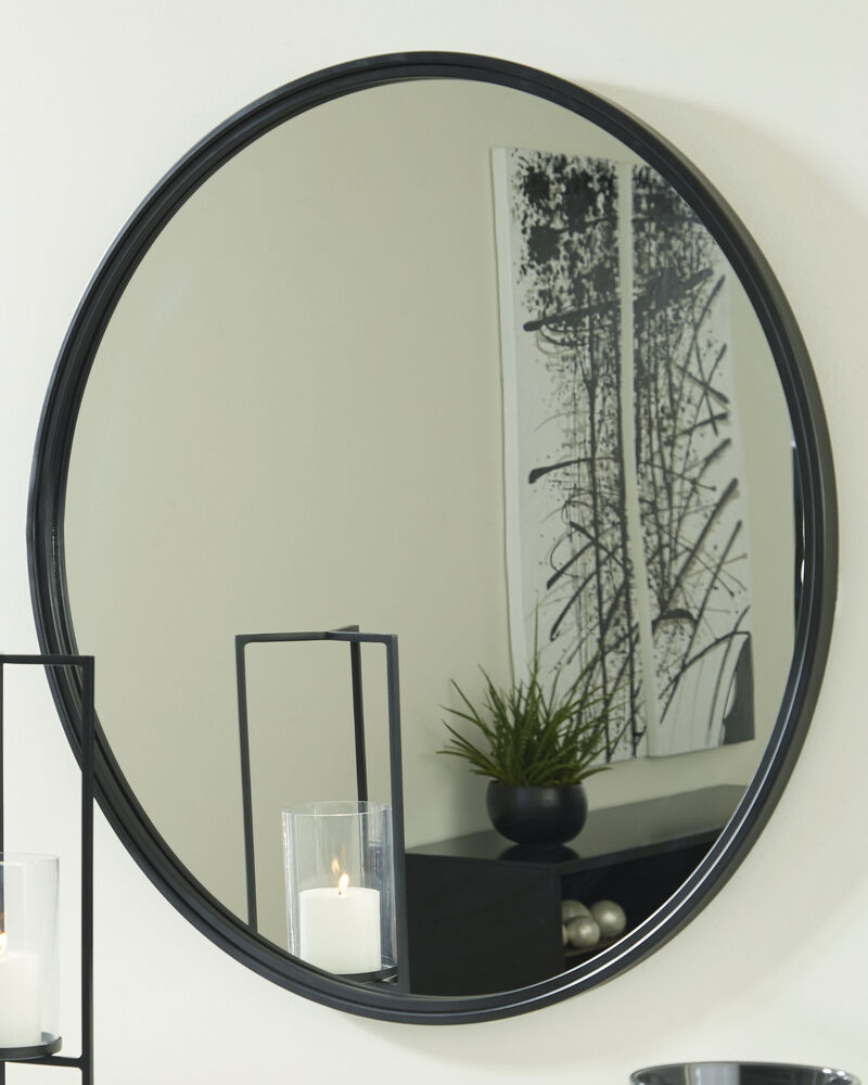 Brocky Round Accent Mirror image number 3