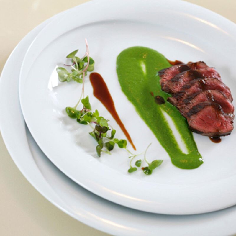 X-tanbul dia.9" Round White Porcelain Plate (Set of 4) image number 1