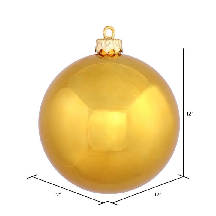 Vickerman Anti Gold Shiny Ball UV Drilled Cap -