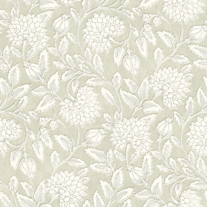 Vadouvan Sage Jacobean Trail Wallpaper