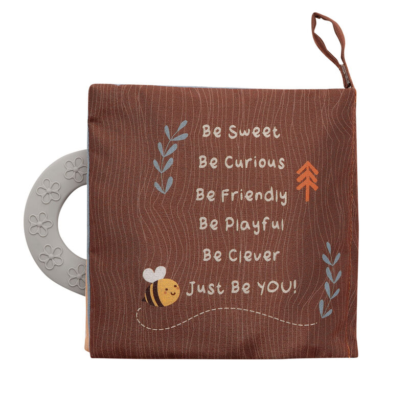 Lambs & Ivy Woodland/Forest Developmental Soft Book & Bear Plush Toy Gift Set