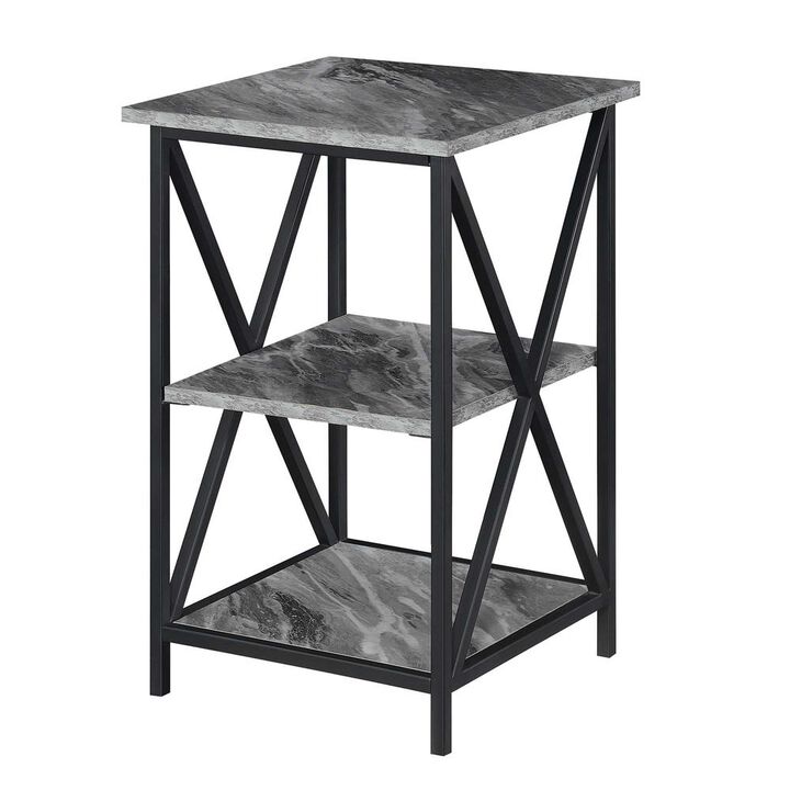 Convenience Concepts Tucson End Table with Shelves, R4-0548