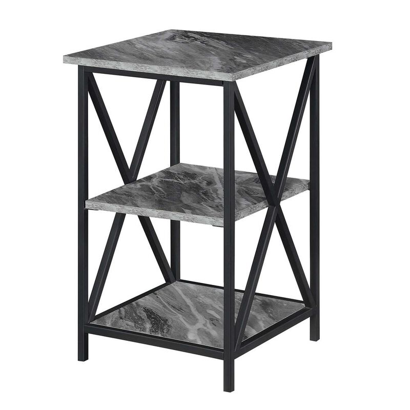 Convenience Concepts Tucson End Table with Shelves, R4-0548