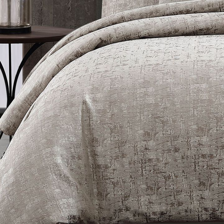 Silver Texture 9 pc Queen