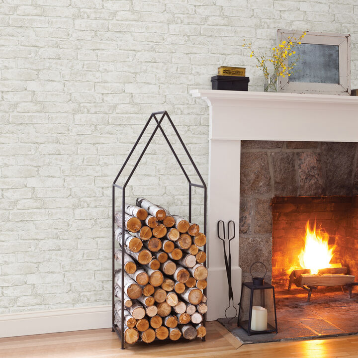 Arlington White Brick Wallpaper (Set of 2)