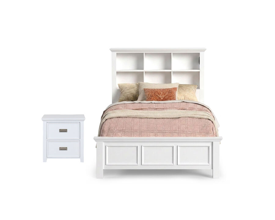 Hampton White Full 2-Piece Set