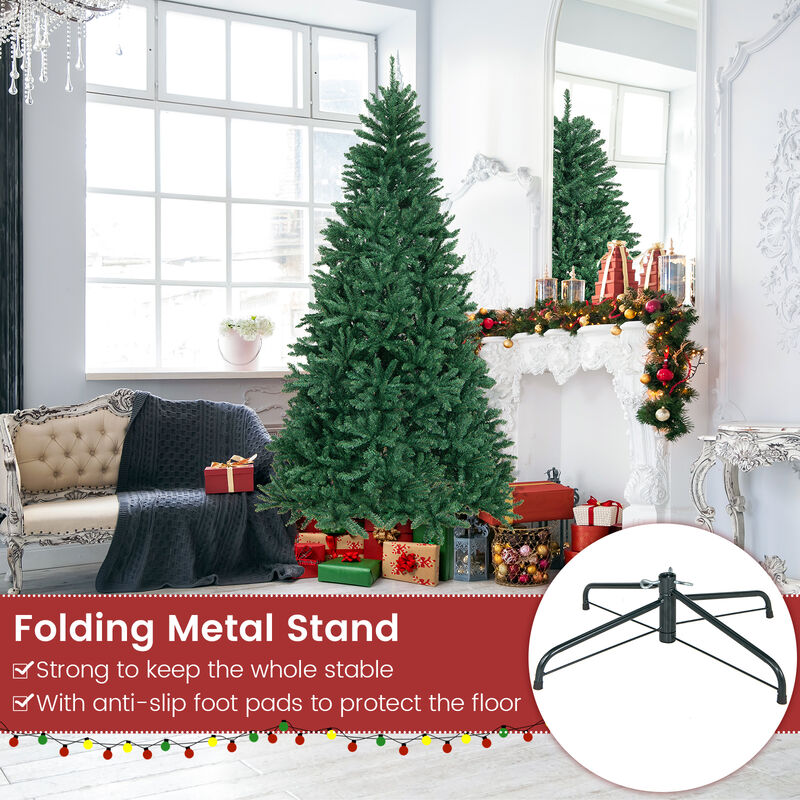 Artificial Christmas Tree with Sturdy Folding Metal Stand for Holiday Decor image number 5