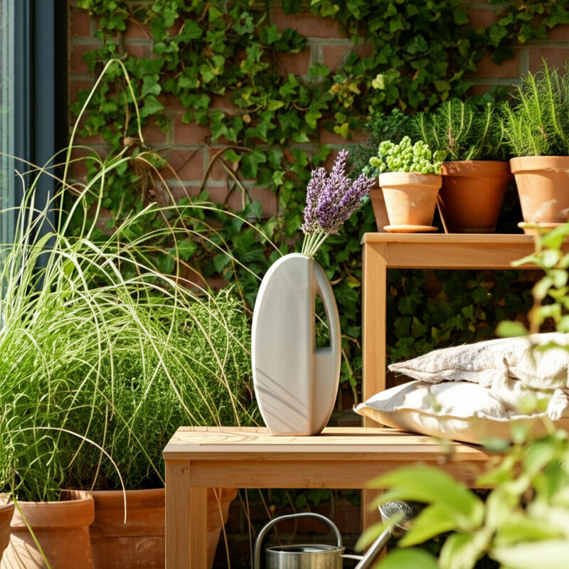 Solid Garden Watering Can Vase
