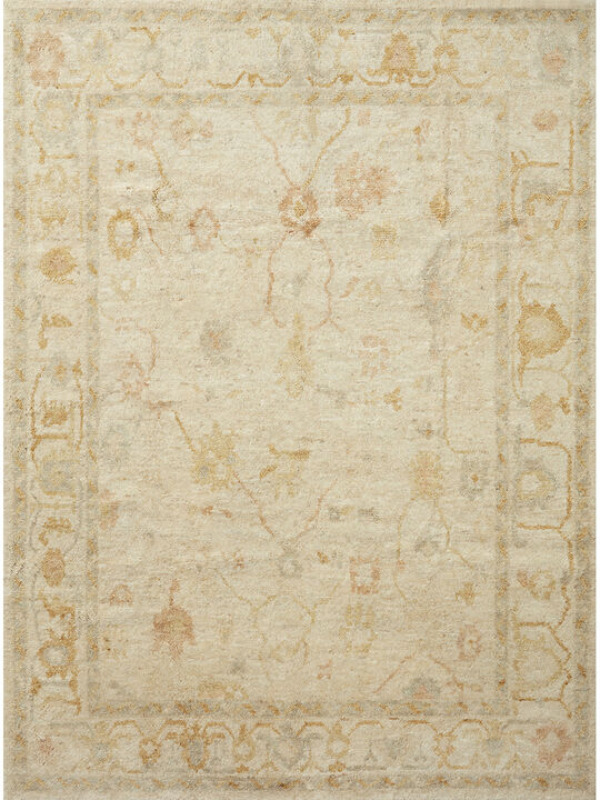 Clement CLM02 Ivory/Gold 4' x 6' Rug