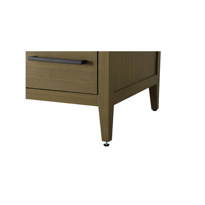 Elegant Kitchen and Bath 60 Inch Single Bathroom Vanity In Chestnut Brown