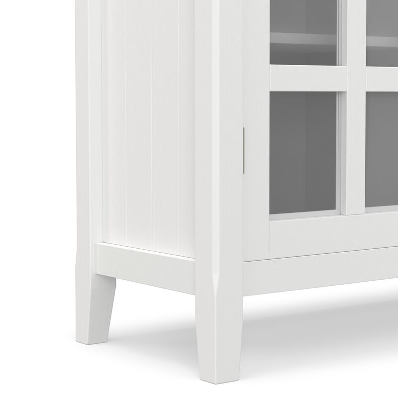 Acadian 39 inch Wide Solid Wood Transitional Storage Cabinet in White image number 9