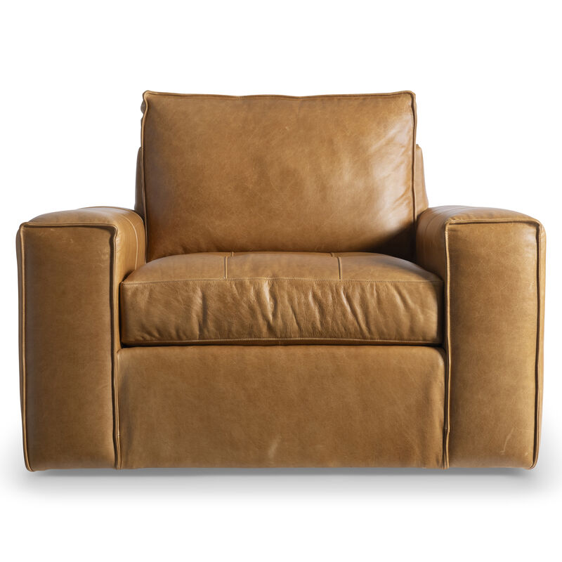 Nest Leather Swivel Chair image number 2
