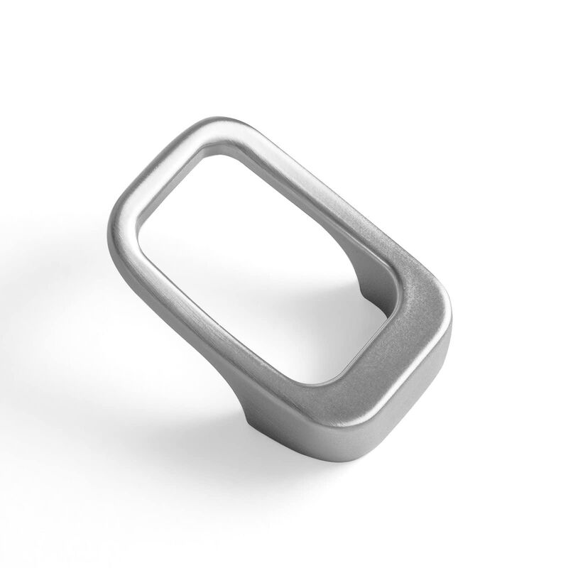 Goo-Ki Brushed Nickel Cabinet Knobs with 0.6'' (16MM) Hole Centers, Modern Zinc Alloy Drawer Knobs for Drawer,Wardrobe,Cupboard,