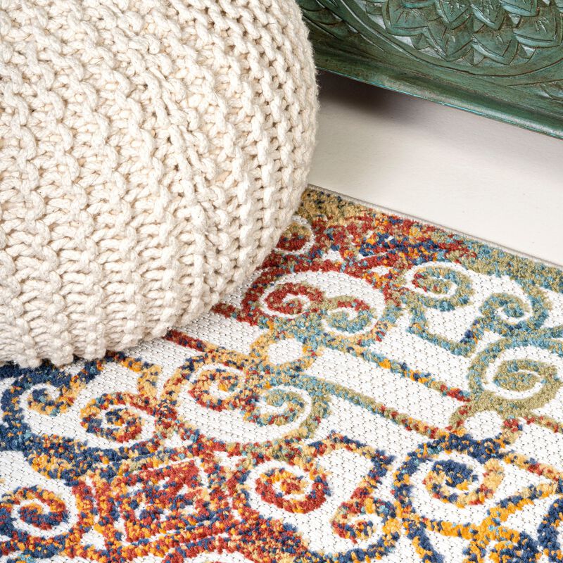 Cetara Ornate Trellis Indoor/Outdoor Area Rug