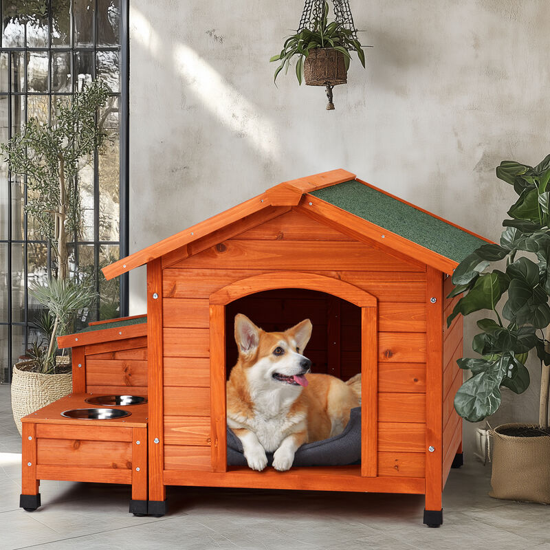 Dog House for Outdoor & Indoor Weather-Resistant Pet Shelter for Small to Large Dogs