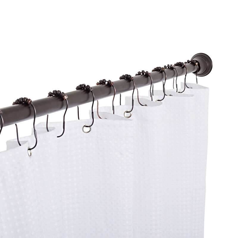 Utopia Alley Rust-Resistant Metal Shower Curtain Hooks with Closed Buckle, Shower Hooks Hangers for Bathroom, Kitchen Utensils, Curtains, Clothing, Towels etc - Set of 12 image number 3