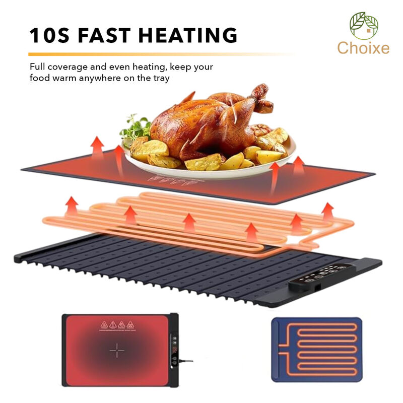 Electric Food Warmer Mat -Portable and Flexible. image number 6