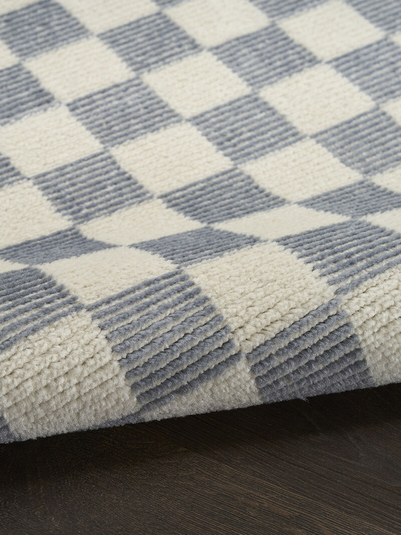 Serenity Home SRH10 Ivory/Blue 5'3" x 7'3" Rug