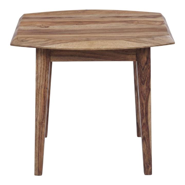 Starlight Canyon Home Solid Sheesham Wood Mid-Century Modern Accent End Table for Living Room