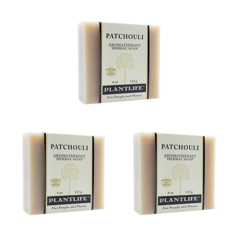 Plantlife Bar Soap - Patchouli 3 Pack image number 1