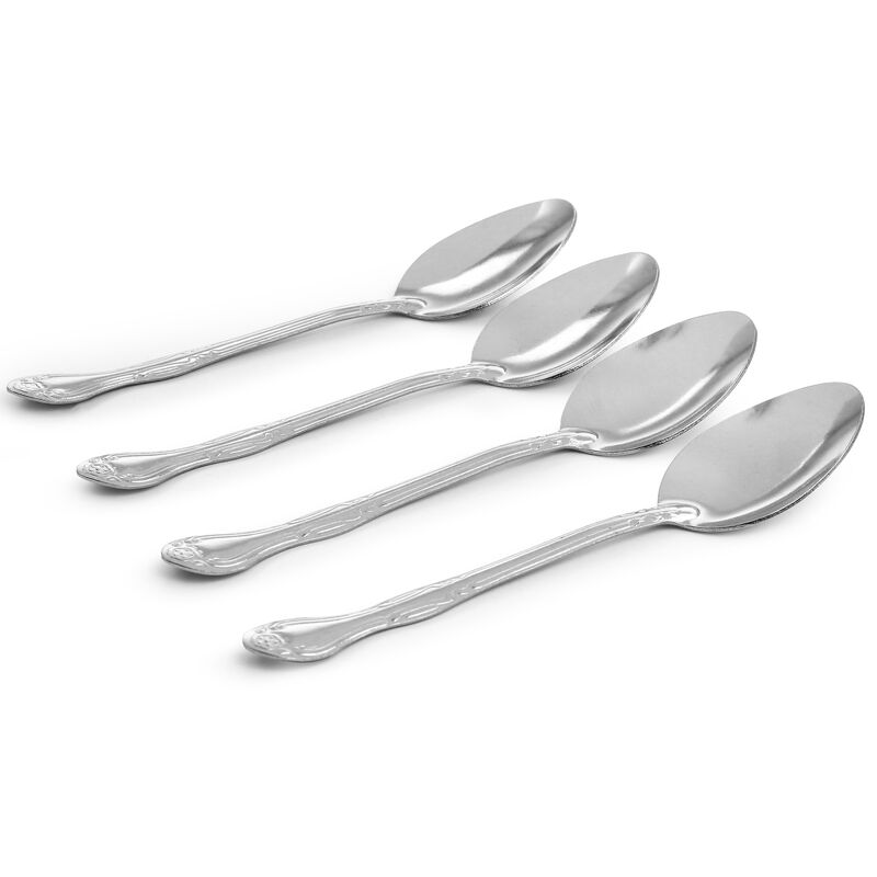 Gibson Home Abbie 4 Piece Stainless Steel Dinner Spoon Set