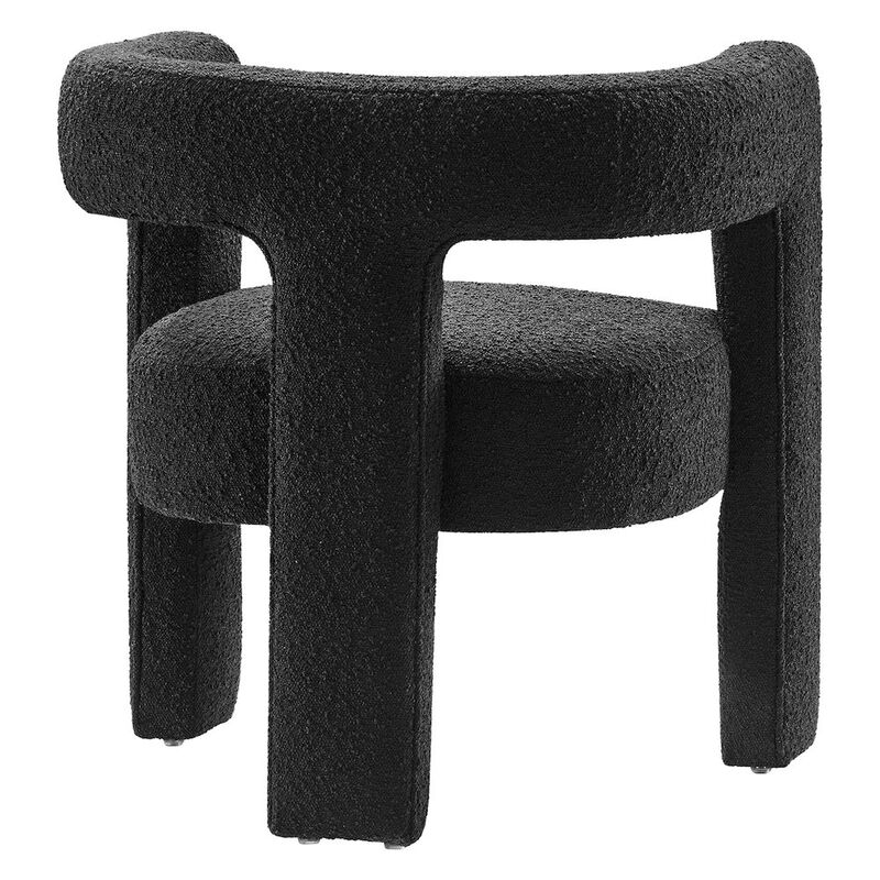 Kayla Boucle Upholstered Armchair image number 4