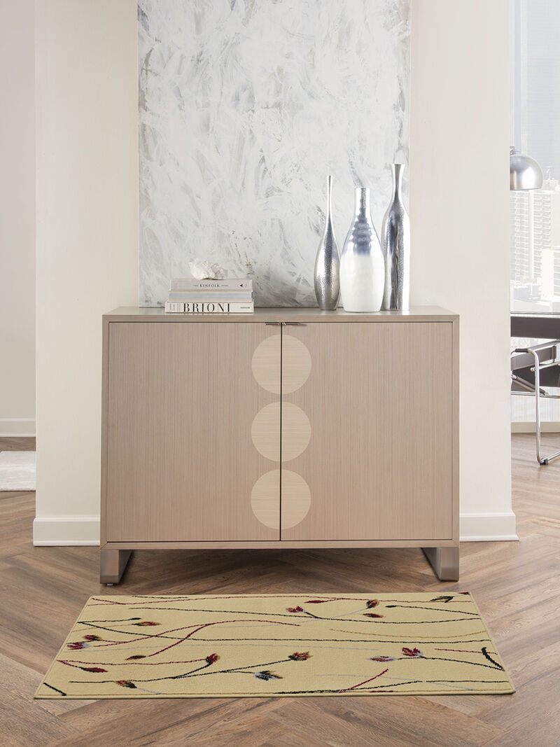 Grafix GRF15 Cream 2'3" x 7'6" Rug