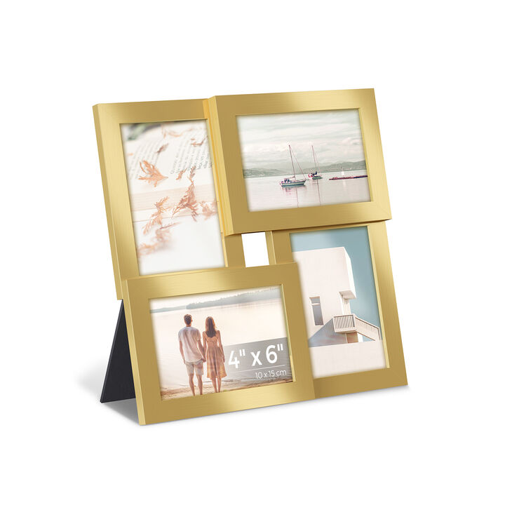 4x6 Collage Picture Frames, Family Photo Collage Frame Set of 4 for Wall Decor