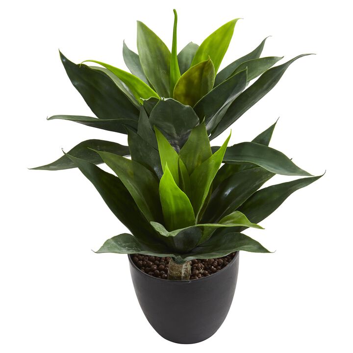HomPlanti 21" Agave Artificial Plant