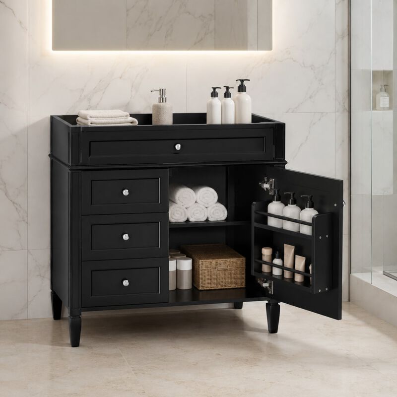 36" Bathroom Vanity Without Top Sink image number 3