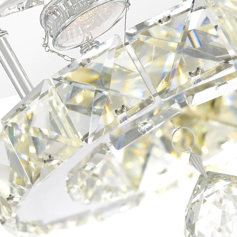 Ring LED Flush Mount With Chrome Finish