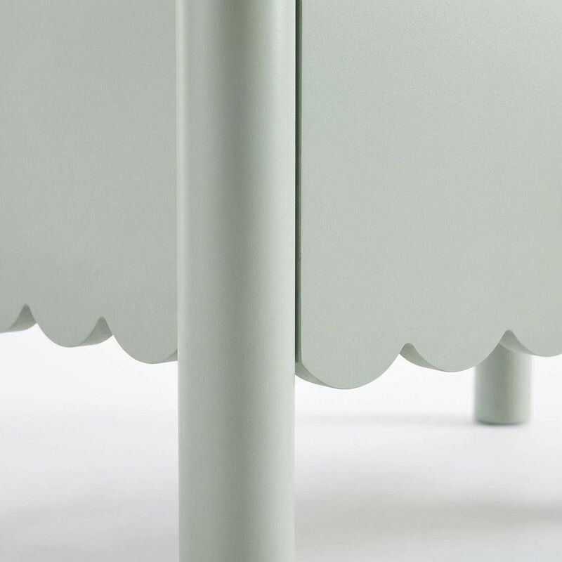 Bedside Nightstand with 2 Drawers in Elegant Finish image number 5
