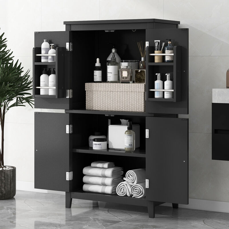 Merax Bathroom Floor Storage Cabinet