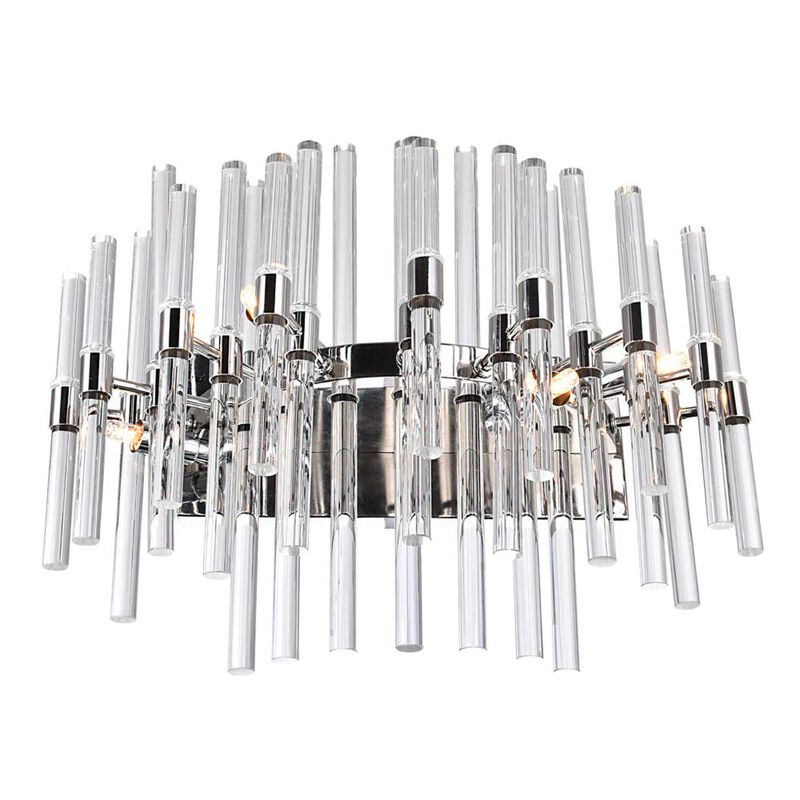 Miroir 4 Light Vanity Light With Polished Nickel Finish