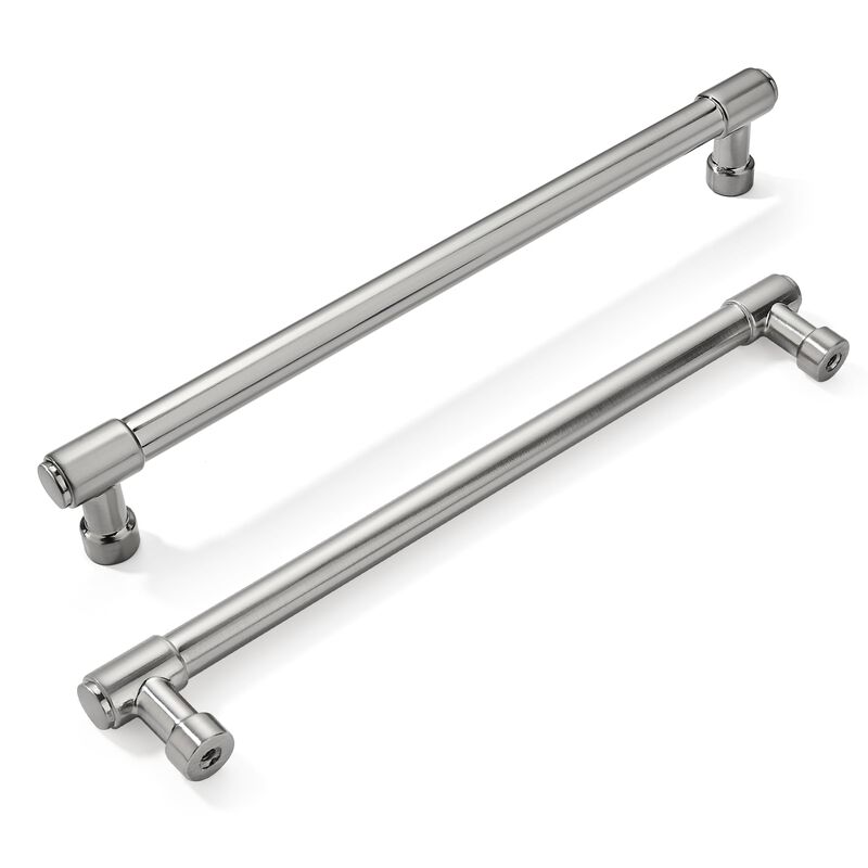 khtumeware 6 Pack Brushed Satin Nickel Cabinet Pulls 12 Inch(305mm) Hole Centers Kitchen Cabinet Handles Cabinet Hardware Kitche