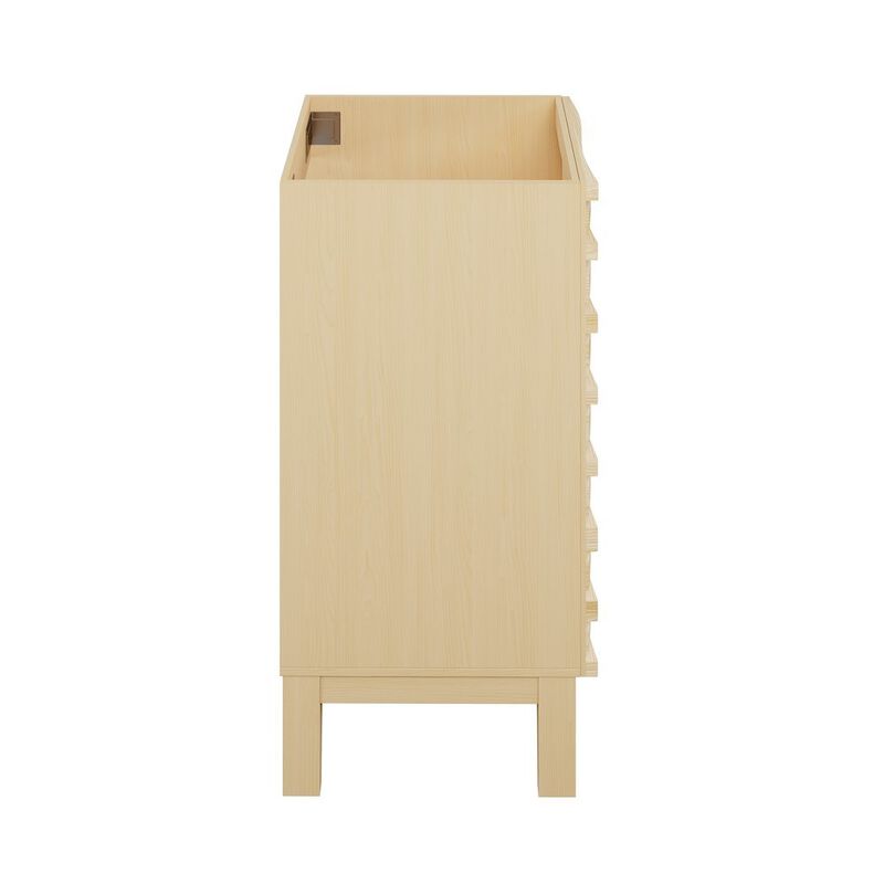 Cascade 18&rdquo; Bathroom Vanity in Brown Oak- Cabinet Only image number 4