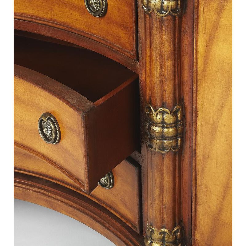 Butler Specialty Alberto Fossil Stone 53"W Sideboard, Multi-Color image number 5