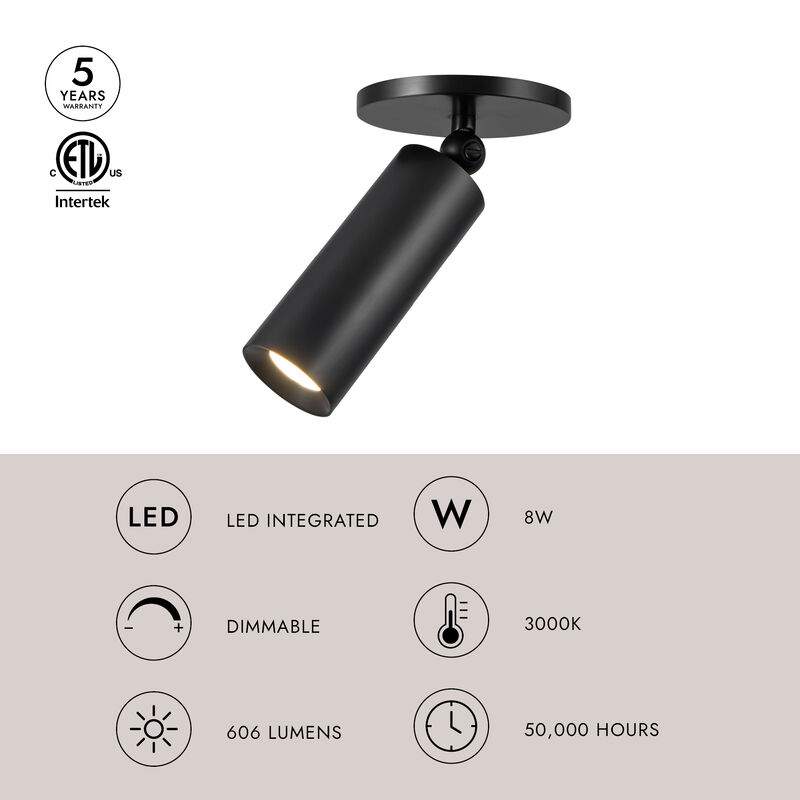 Mason 5 in LED Semi Flush Mount image number 9