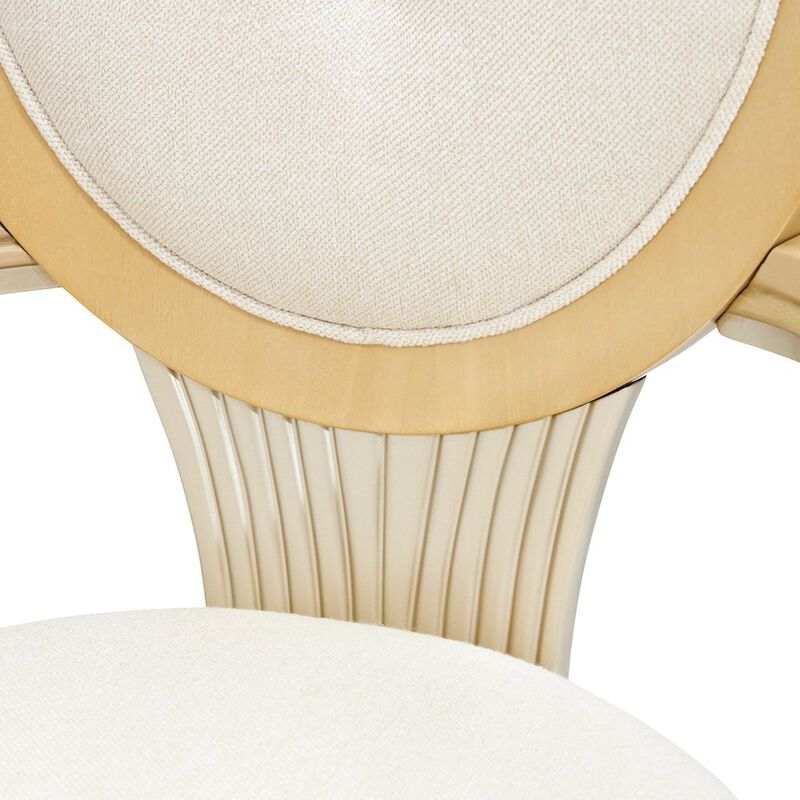 Camellia Field Dining Arm Chair, Set of 2 - Caramel image number 9