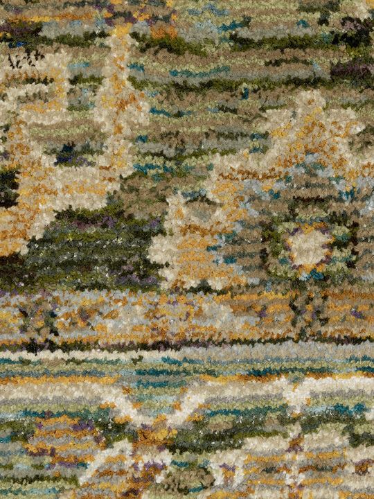 Andorra 2417B 1'10" x 3'2" Green Rug