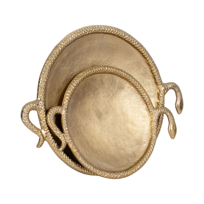 S/2 Snake Border Round Trays image number 2