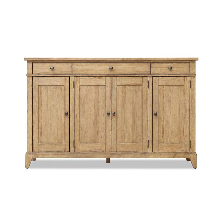 Legacy Classic Credenza (4 doors, 3 drawers, 1 silver tray, 3 adj shelves)