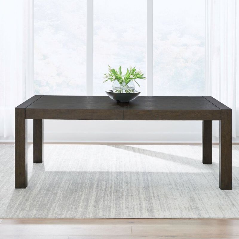 Liberty Furniture Rectangular Table for Dining Room with Self Storing Leaf - Satin Espresso Oak image number 6