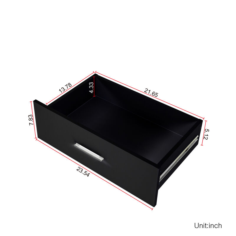 Wide 6-Drawer Dresser, Bedroom Storage Cabinet for Clothes & Essentials