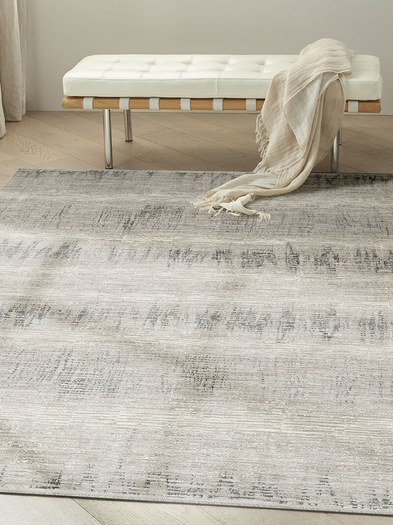 CK079 Notes NOT06 Ivory/Charcoal 3'11" x 5'11" Rug